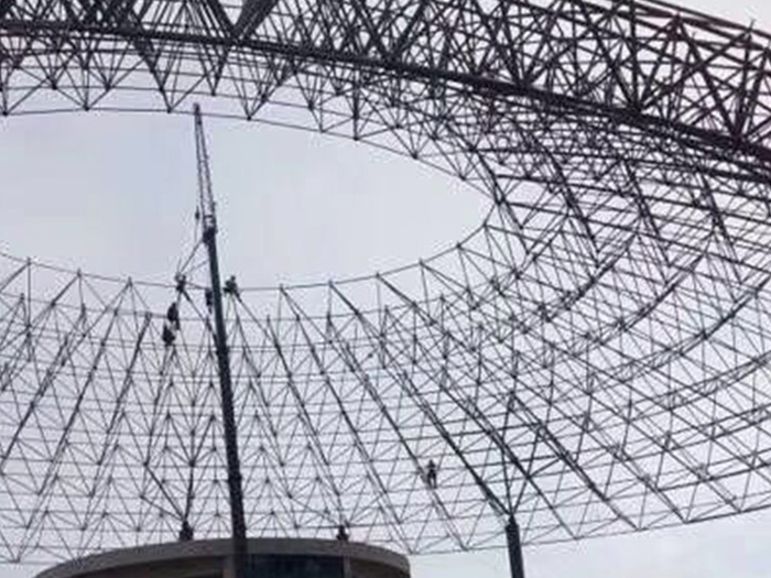 邳州篮球馆球形网架厂家价格